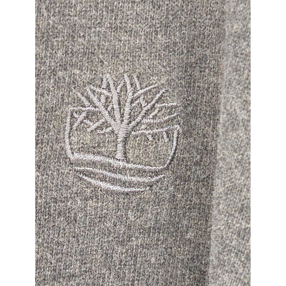 Timberland Weathergear Men's XXL Long Sleeve V Neck Tee‎ Shirt Gray - Picture 2 of 5